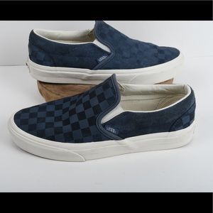 Vans checkered slip on